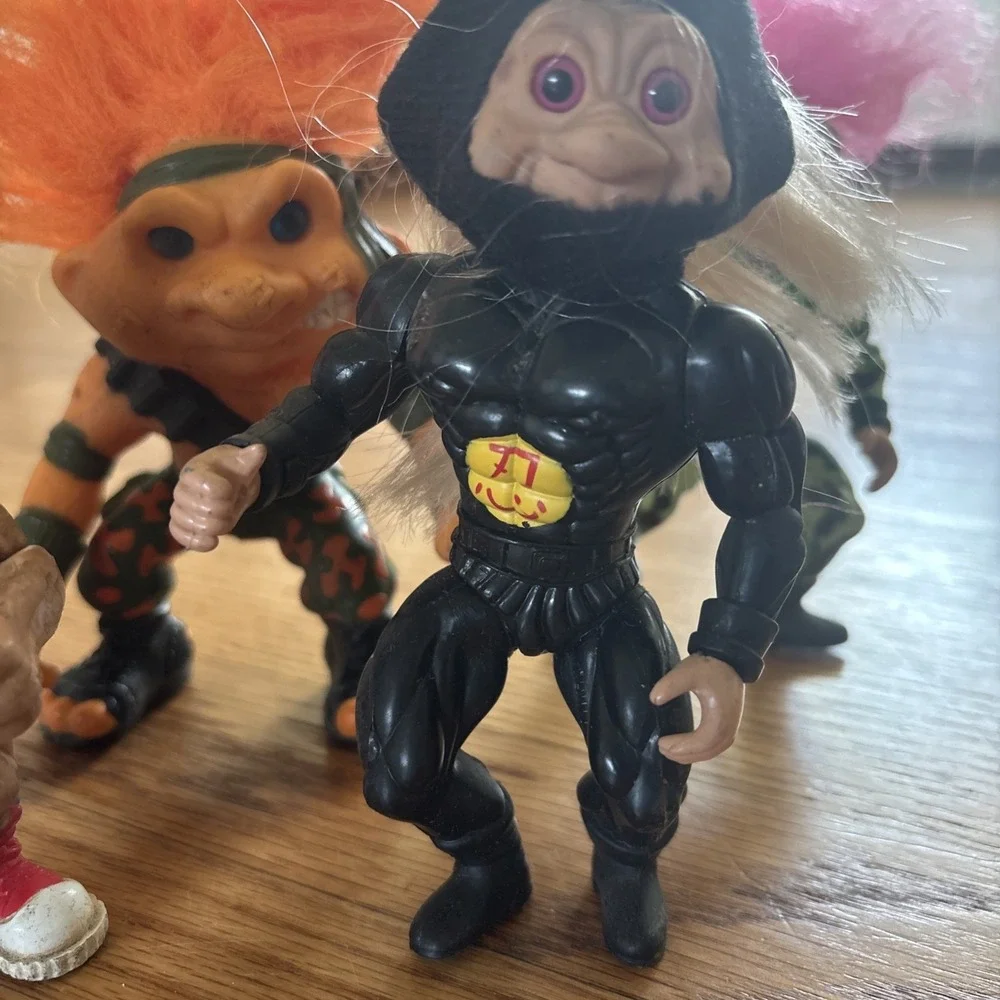 1992 Vintage Hasbro, TNT,  Battle Trolls Lot Of 5‎ Figures RARE